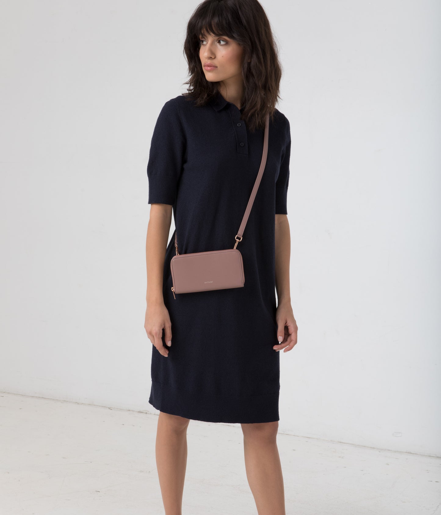 INVER Vegan Crossbody Bag - Loom | Color: Green - variant::thyme