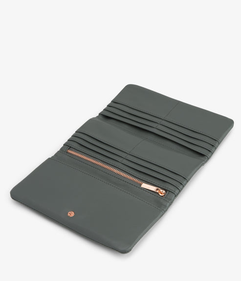 VERSO Vegan Wallet - Loom | Color: Green - variant::thyme