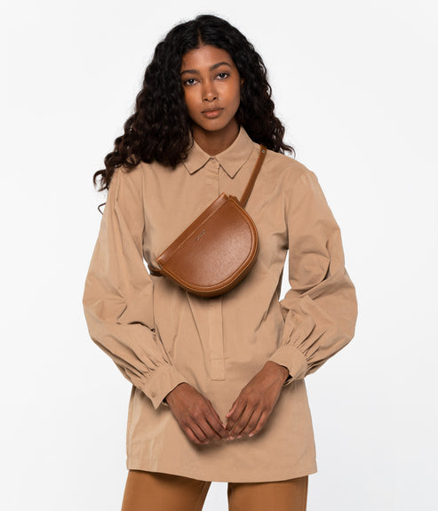 ABBOT Vegan Belt Bag - Vintage | Color: Purple - variant::garnet