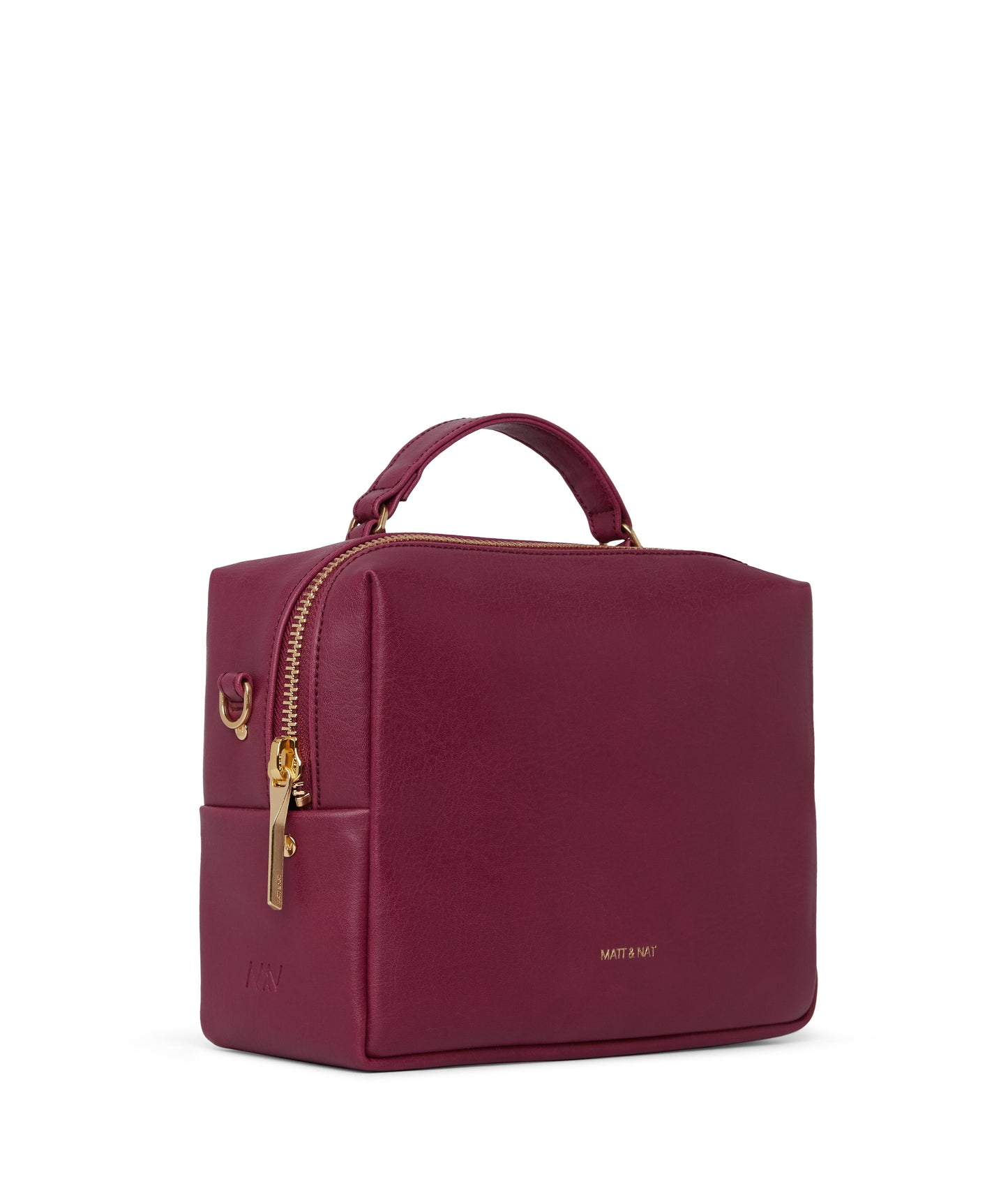 LIV Vegan Crossbody Bag - Vintage | Color: Purple - variant::garnet