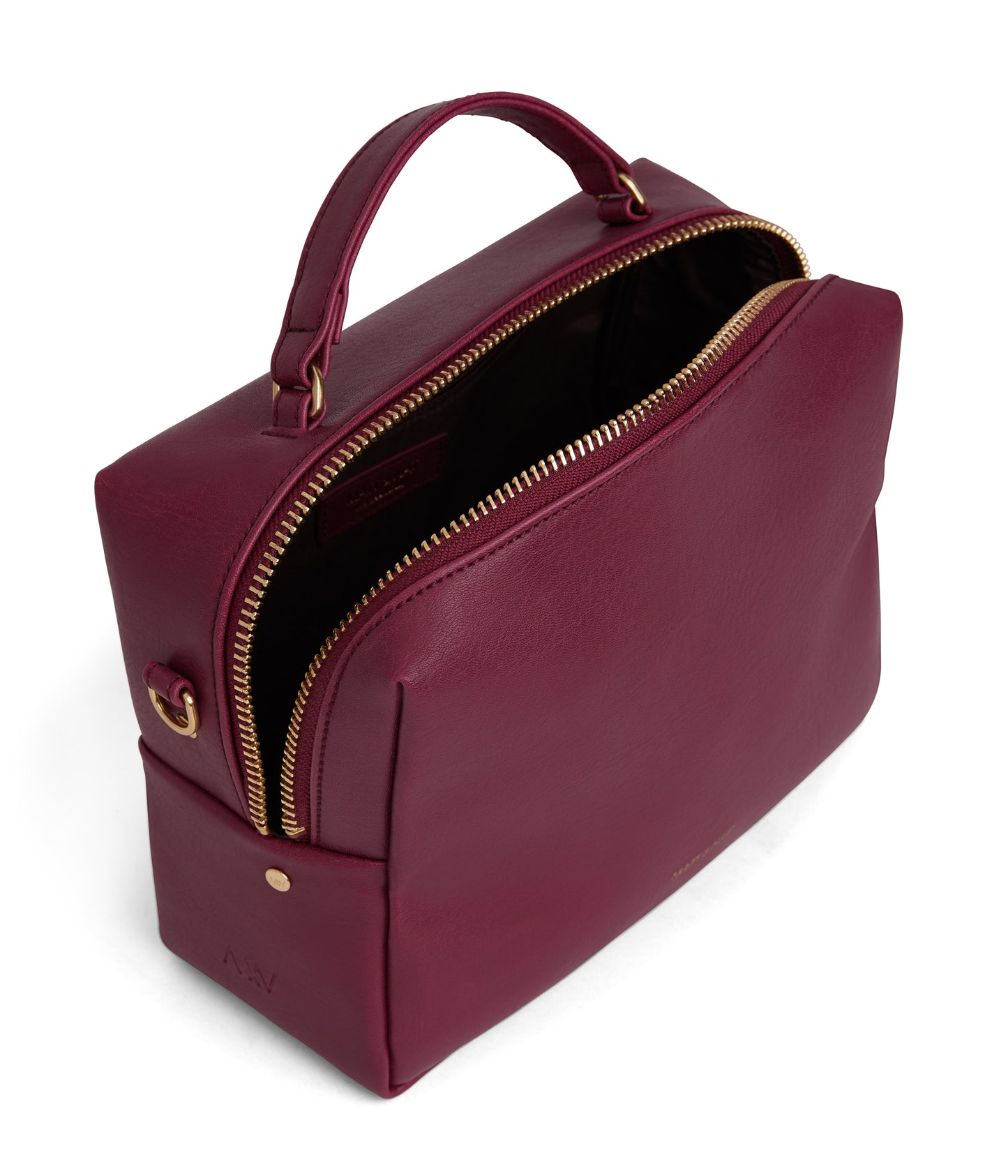 LIV Vegan Crossbody Bag - Vintage | Color: Purple - variant::garnet