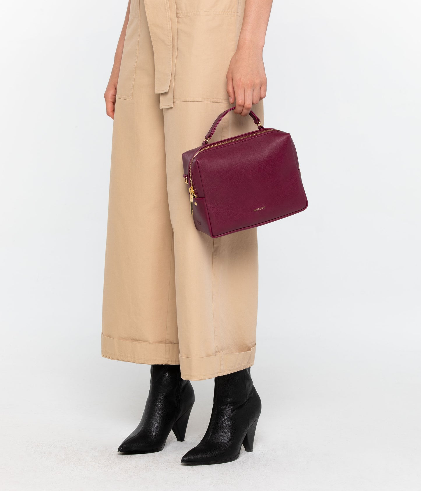 LIV Vegan Crossbody Bag - Vintage | Color: Grey - variant::shadow