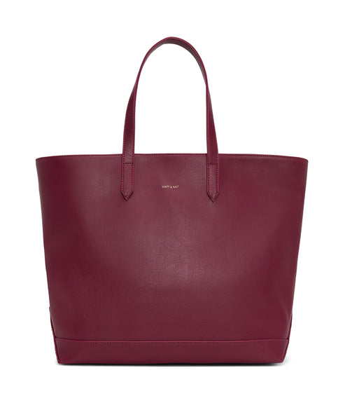 SCHLEPP Vegan Tote Bag - Vintage | Color: Purple - variant::garnet