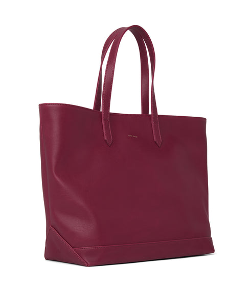 SCHLEPP Vegan Tote Bag - Vintage | Color: Purple - variant::garnet