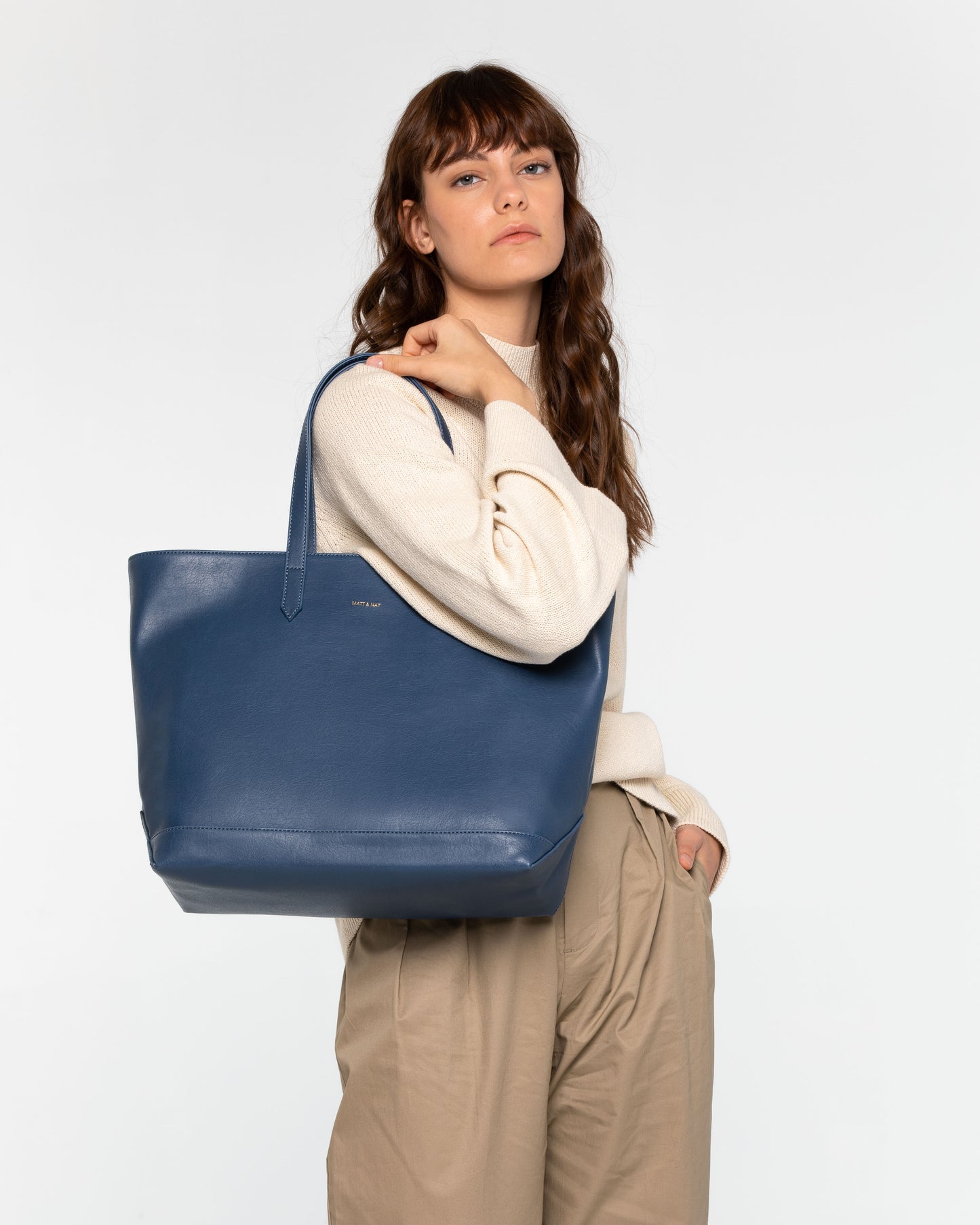 SCHLEPP Vegan Tote Bag - Vintage | Color: Purple - variant::garnet