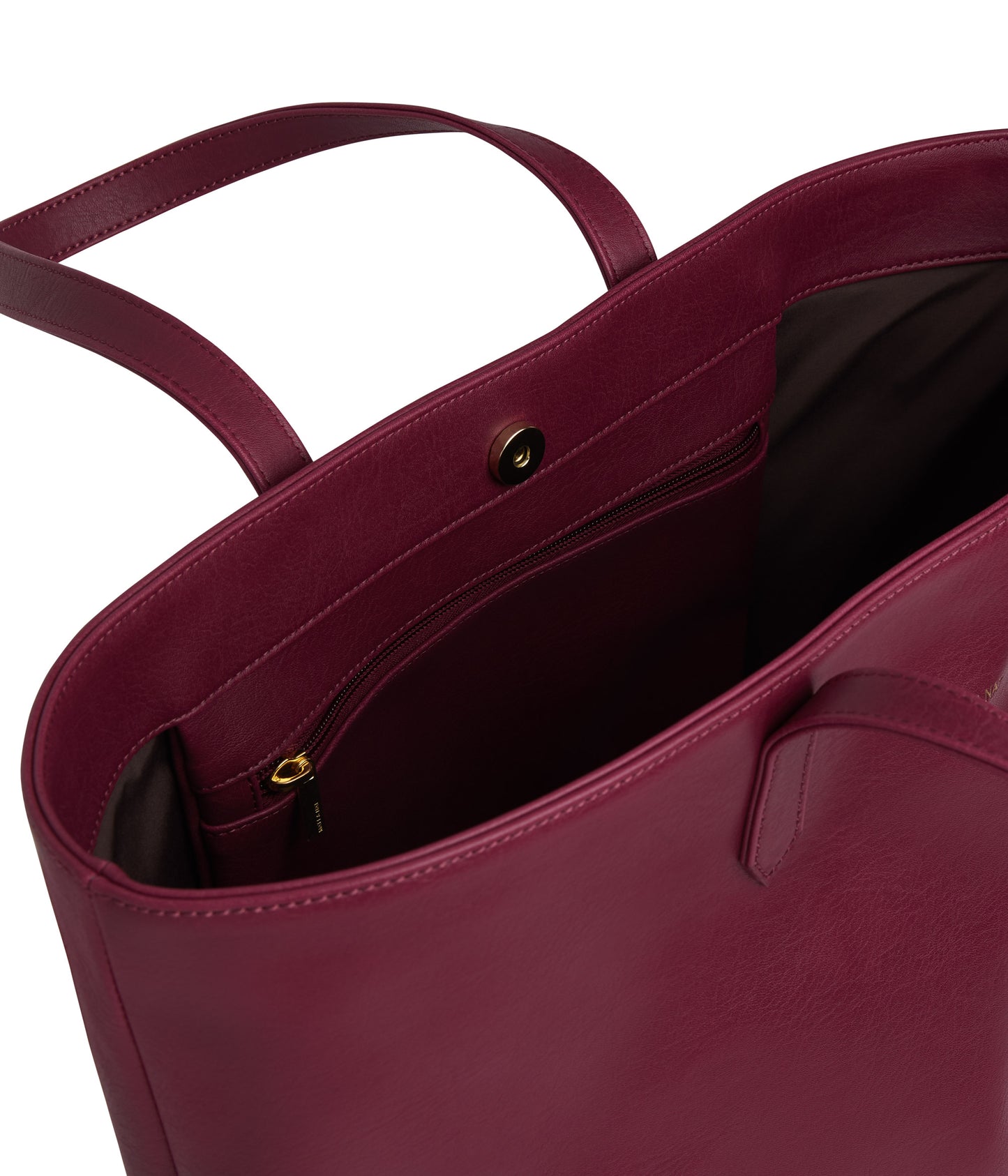 SCHLEPP Vegan Tote Bag - Vintage | Color: Purple - variant::garnet