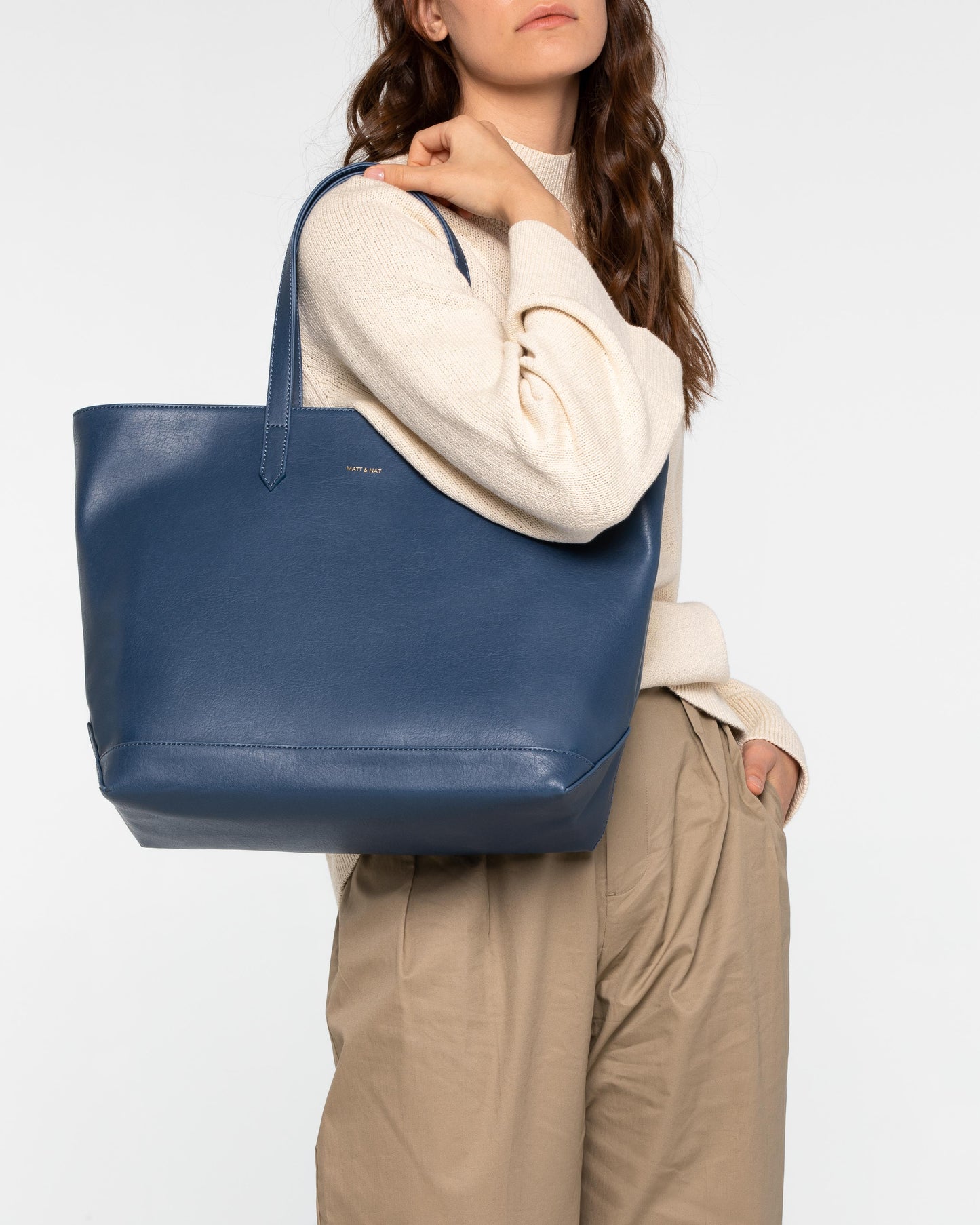 SCHLEPP Vegan Tote Bag - Vintage | Color: Grey - variant::shadow