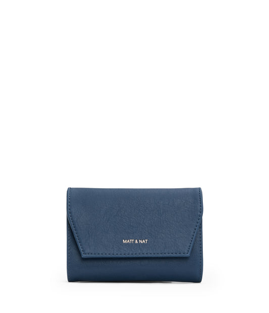VERASM Small Vegan Wallet - Vintage | Color: Blue - variant::cosmo