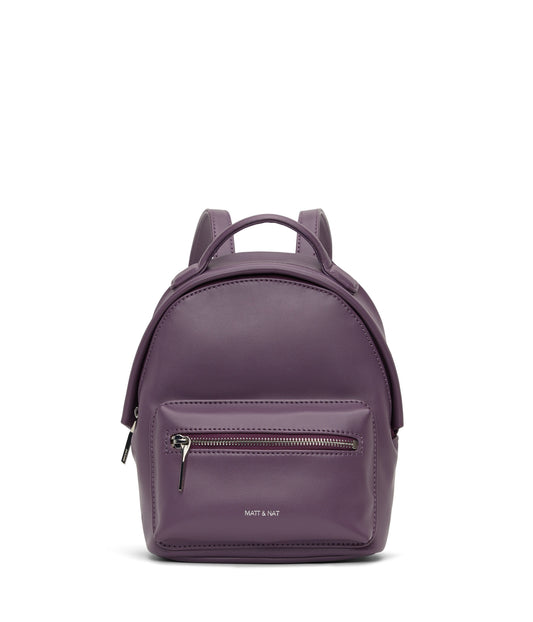 BALIMINI Vegan Mini Backpack - Loom | Color: Purple - variant::mulberry