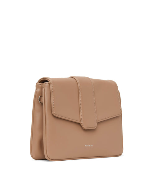 ITO Vegan Crossbody Bag - Loom | Color: Tan - variant::cafe