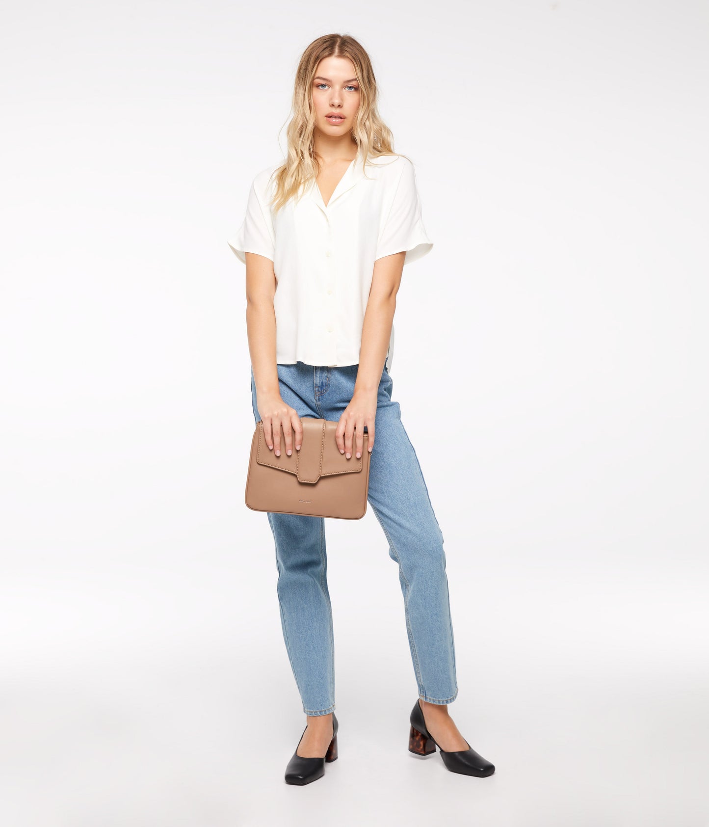 ITO Vegan Crossbody Bag - Loom | Color: Blue - variant::kombucha