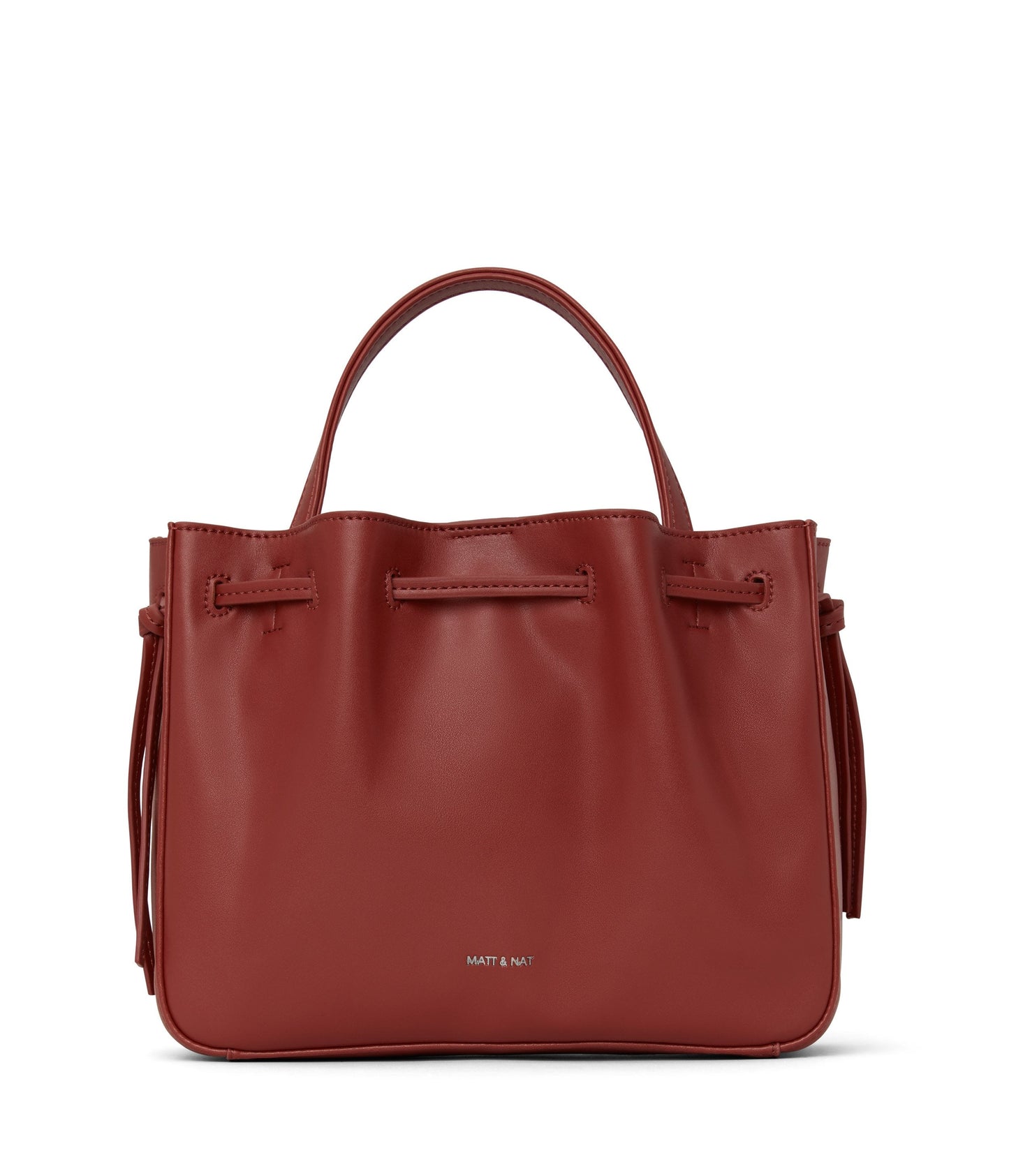 MENA Vegan Satchel - Loom | Color: Red - variant::gala