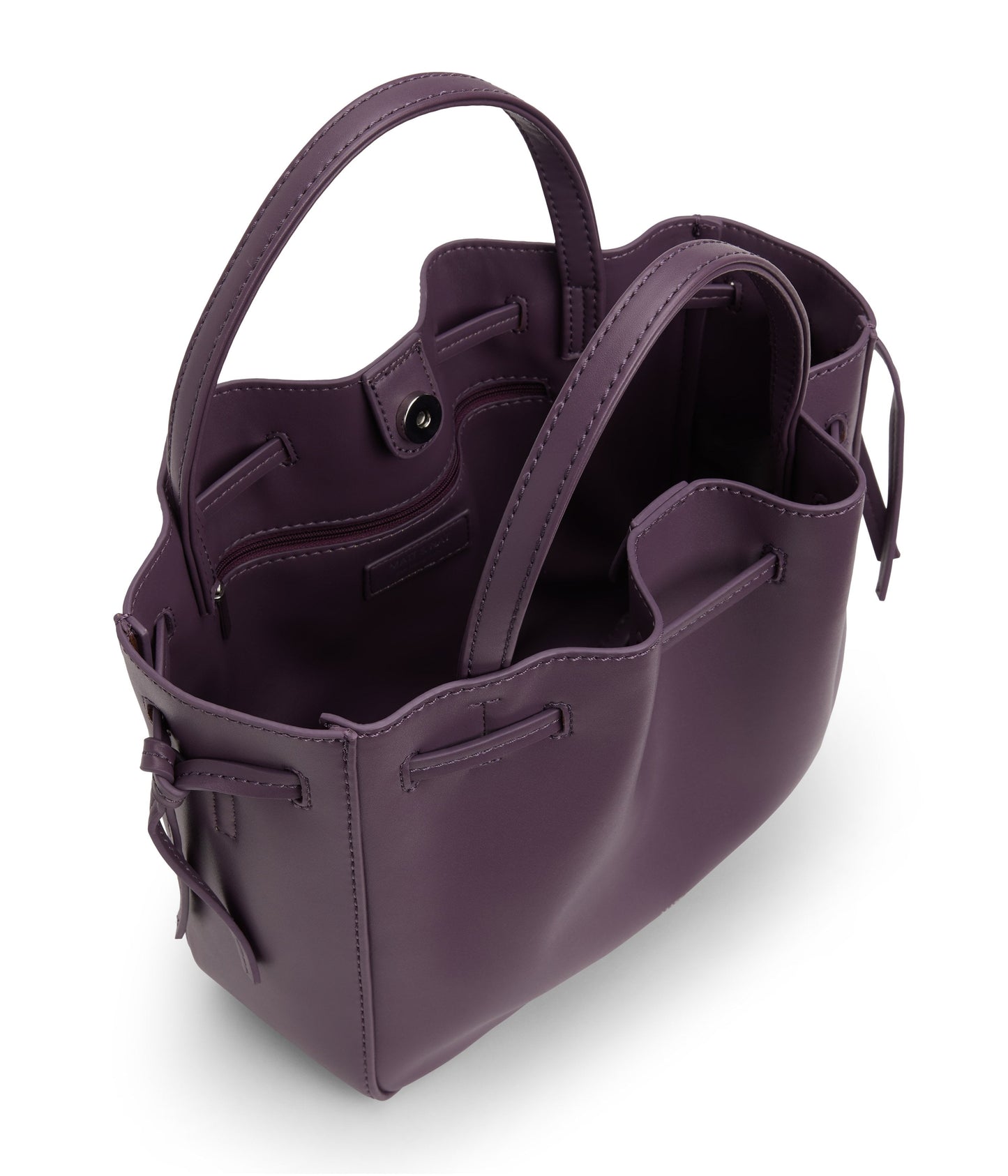 MENA Vegan Satchel - Loom | Color: Purple - variant::mulberry