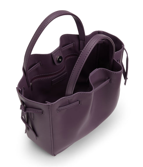 MENA Vegan Satchel - Loom | Color: Purple - variant::mulberry