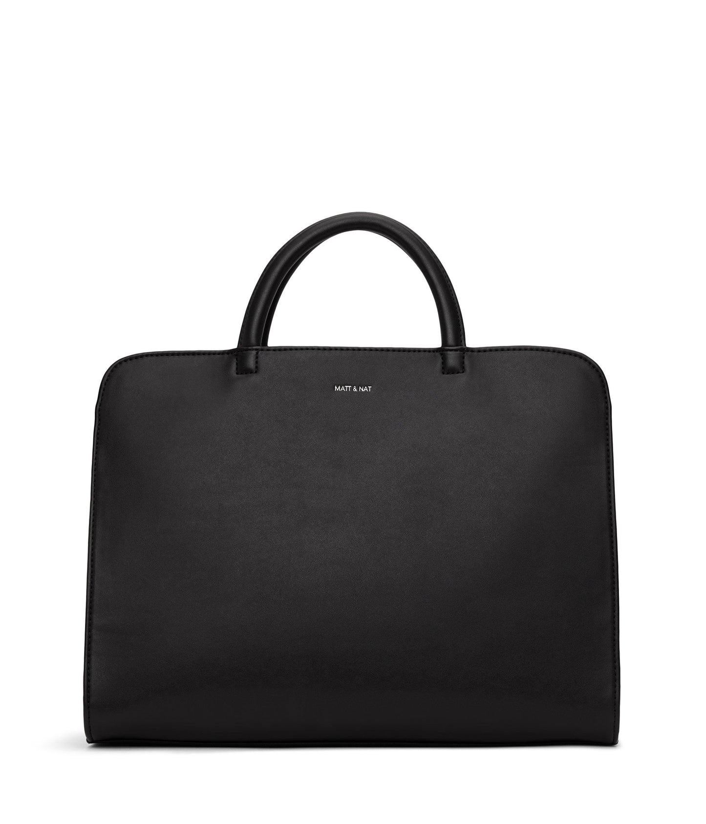 TIA Vegan Satchel - Loom | Color: Black - variant::blacks