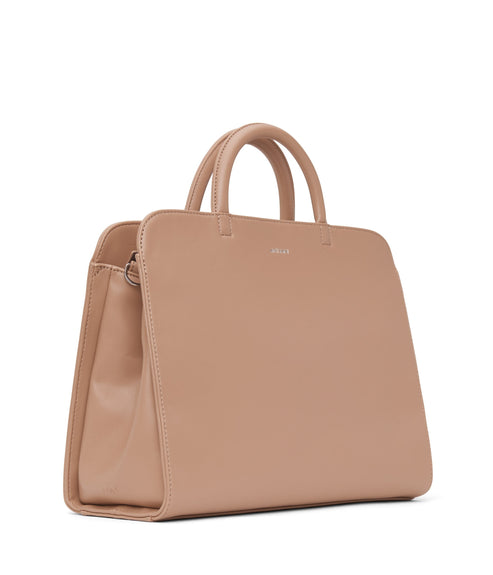 TIA Vegan Satchel - Loom | Color: Tan - variant::cafe