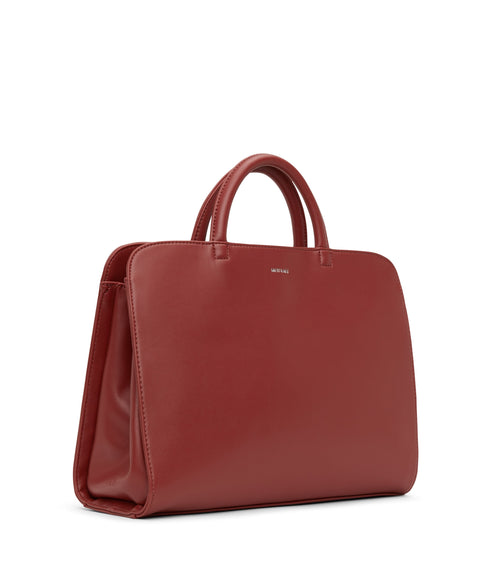 TIA Vegan Satchel - Loom | Color: Red - variant::gala