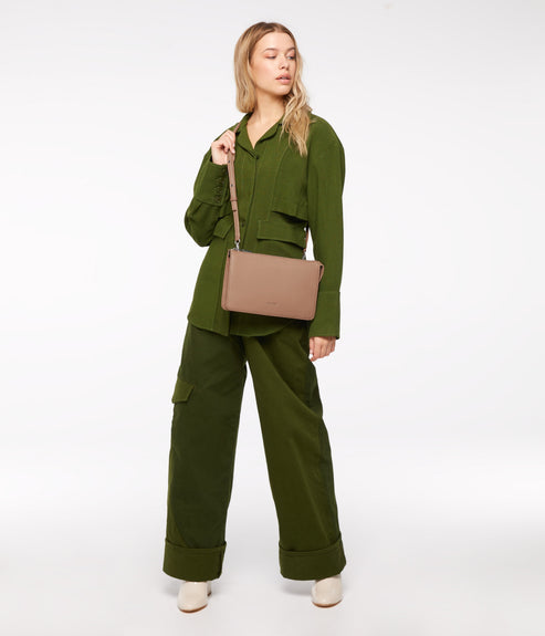 TORI Vegan Crossbody Bag - Loom | Color: Black - variant::blacks