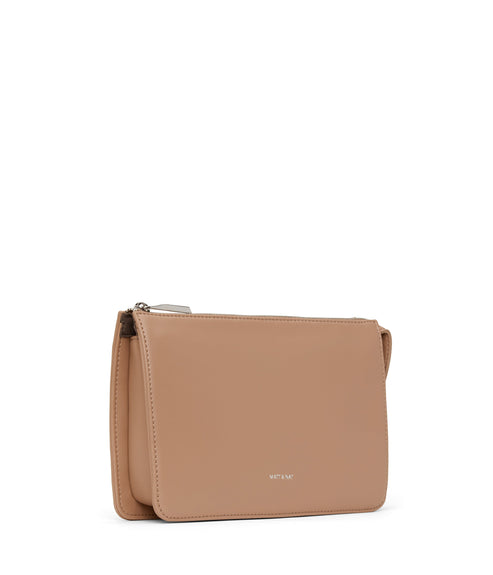 TORI Vegan Crossbody Bag - Loom | Color: Tan - variant::cafe