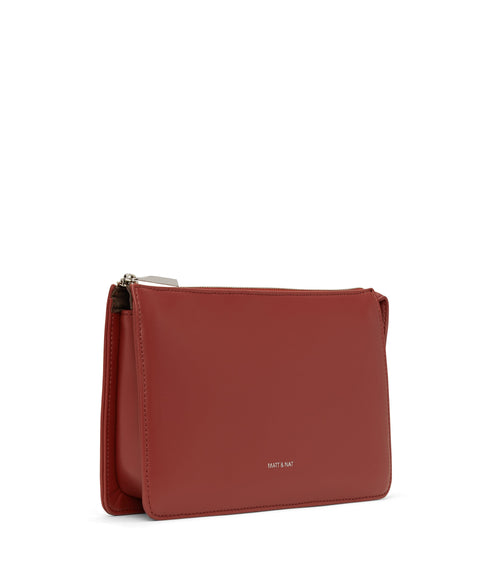 TORI Vegan Crossbody Bag - Loom | Color: Red - variant::gala