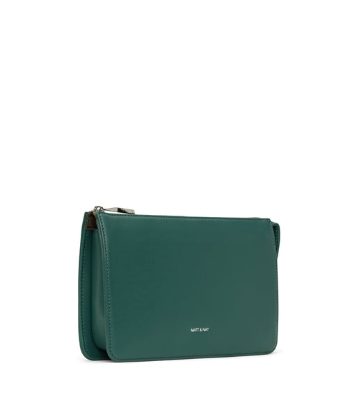 TORI Vegan Crossbody Bag - Loom | Color: Blue - variant::kombucha