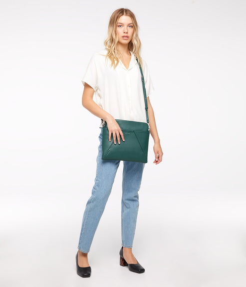 WHILEM Vegan Hobo Bag - Loom | Color: Blue - variant::kombucha