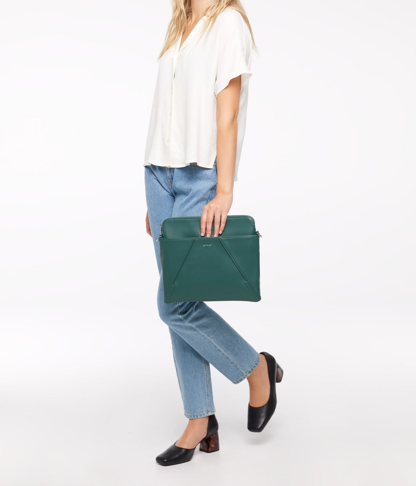 WHILEM Vegan Hobo Bag - Loom | Color: Blue - variant::kombucha