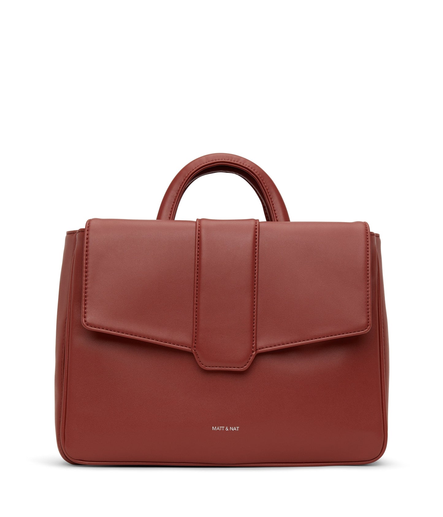 ZOE Vegan Satchel - Loom | Color: Red - variant::gala