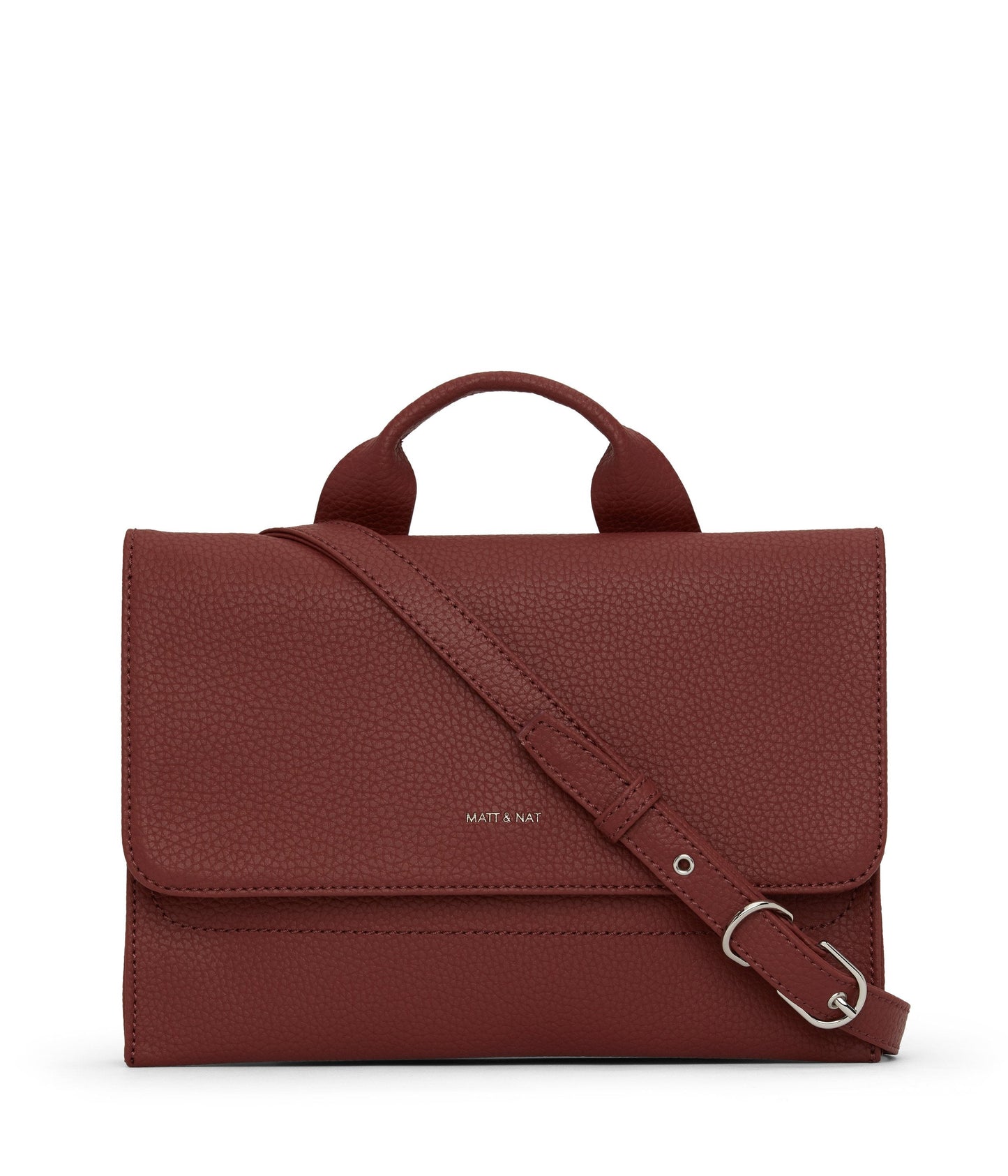 SIRA Vegan Crossbody Bag - Purity | Color: Red - variant::beet