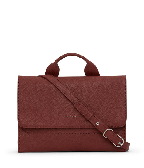 SIRA Vegan Crossbody Bag - Purity | Color: Red - variant::beet