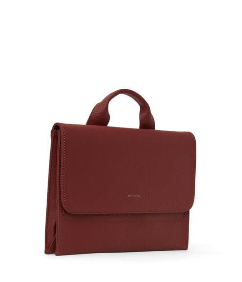 SIRA Vegan Crossbody Bag - Purity | Color: Red - variant::beet