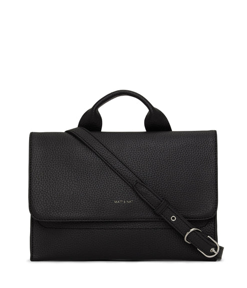 SIRA Vegan Crossbody Bag - Purity | Color: Black - variant::black