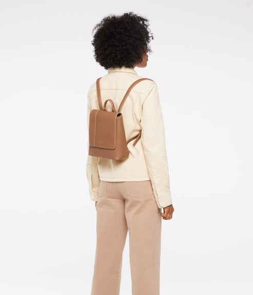 DEELY Vegan Mini Backpack - Vintage | Color: Tan - variant::soy