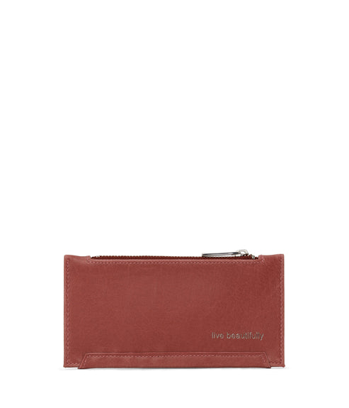 JESSE Slim Vegan Wallet - Vintage | Color: Pink - variant::heirloom