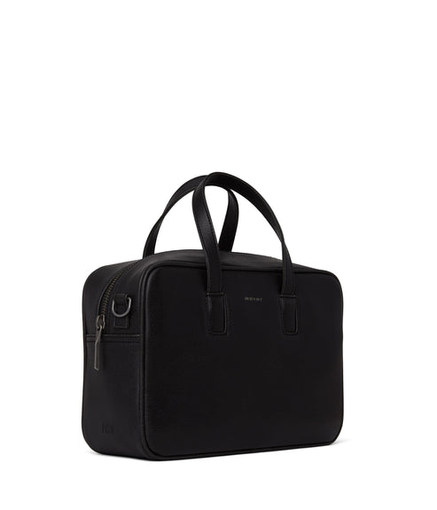 KENSI Vegan Satchel - Vintage | Color: Black - variant::black