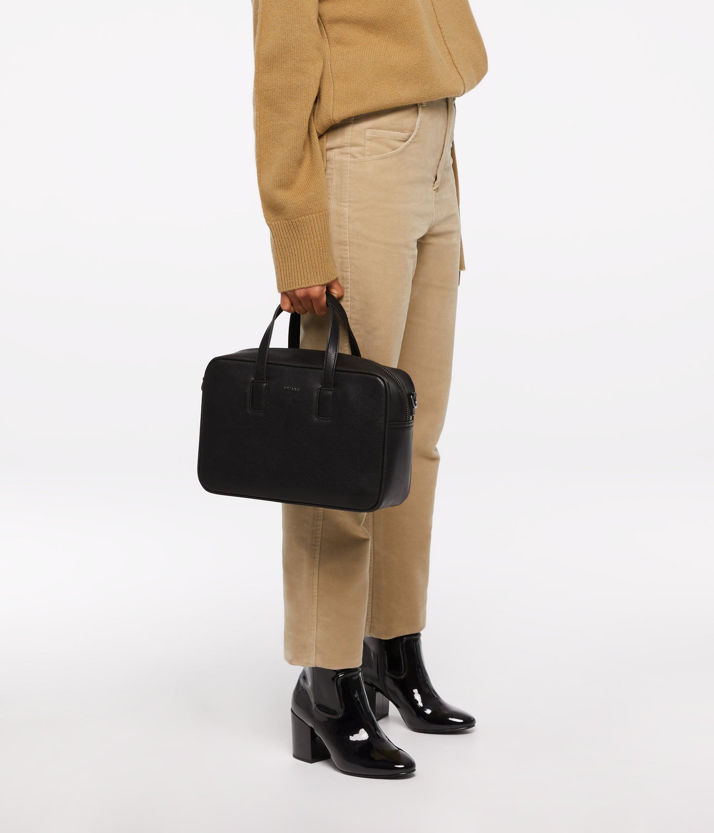 KENSI Vegan Satchel - Vintage | Color: Black - variant::black