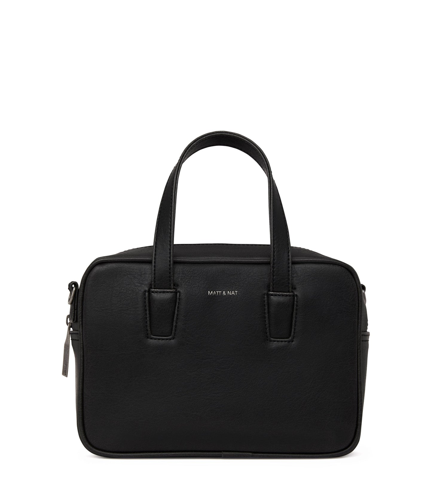 KENSISM Small Vegan Satchel - Vintage | Color: Black - variant::black