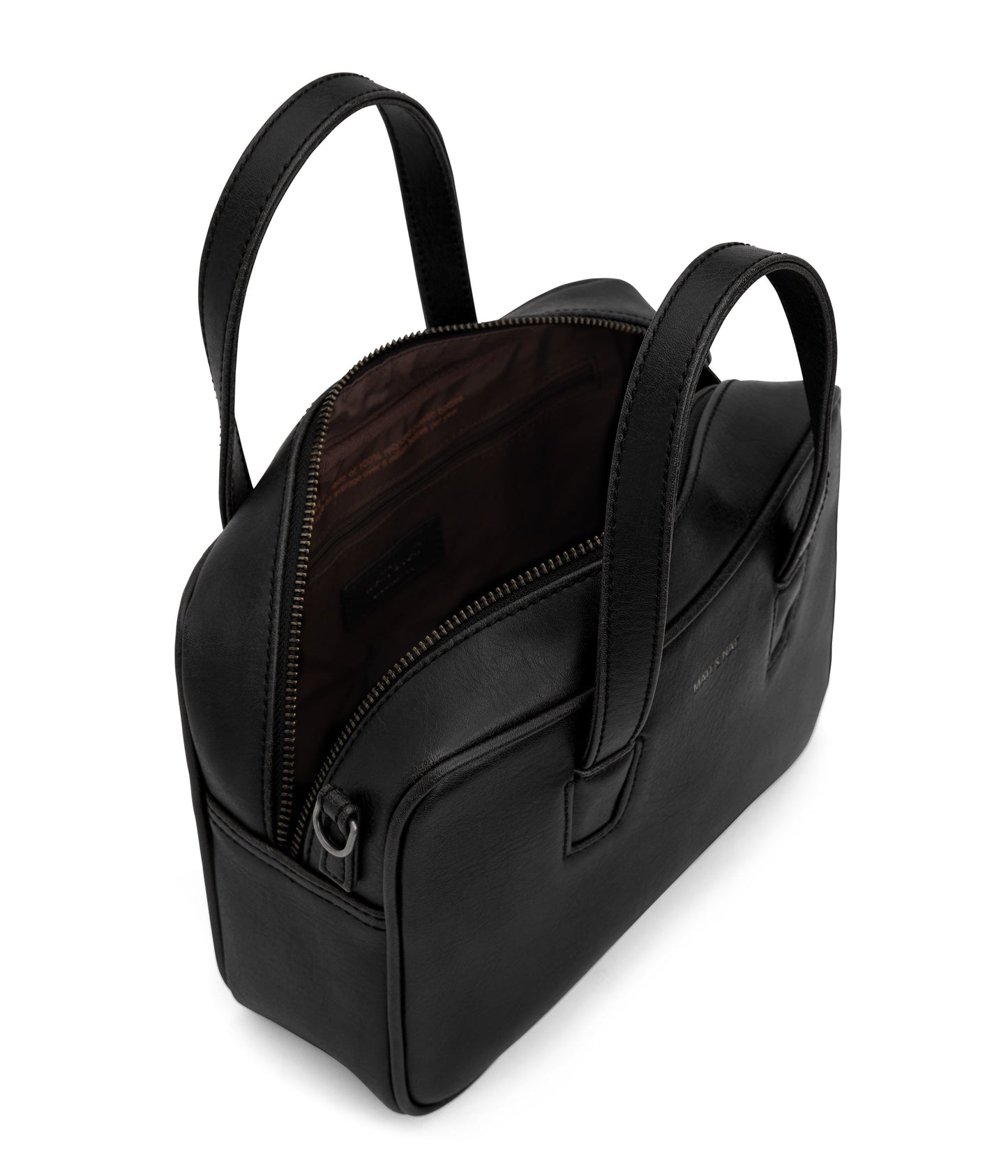 KENSISM Small Vegan Satchel - Vintage | Color: Black - variant::black