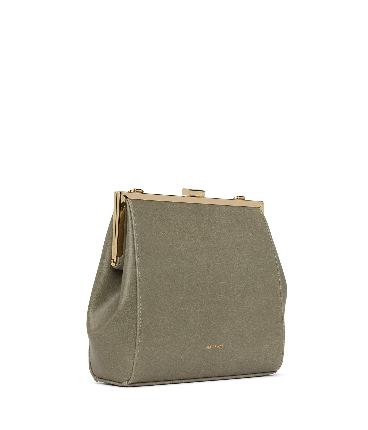 REIKA Vegan Frame Crossbody Bag - Vintage | Color: Green - variant::sage