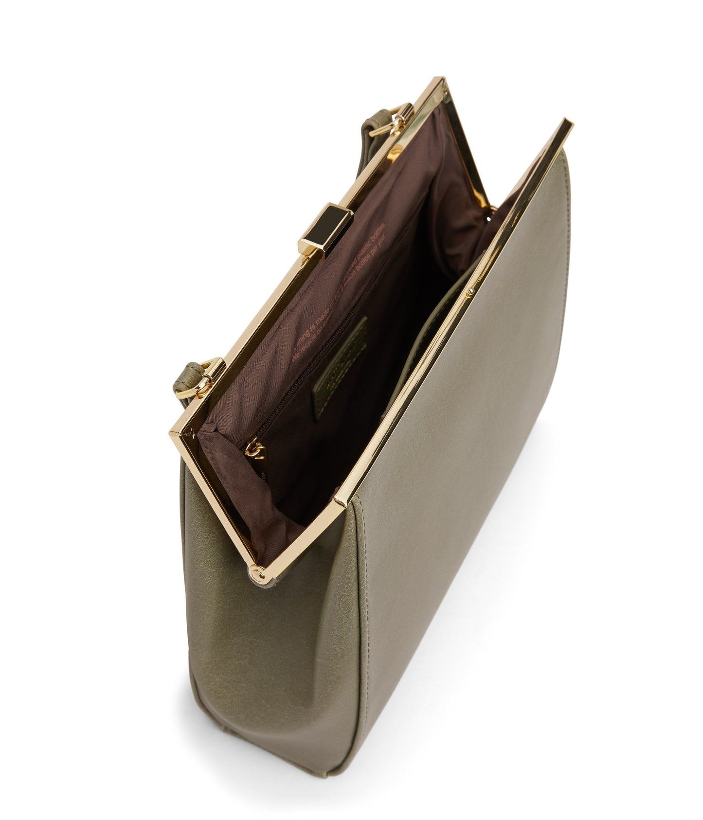 REIKA Vegan Frame Crossbody Bag - Vintage | Color: Green - variant::sage