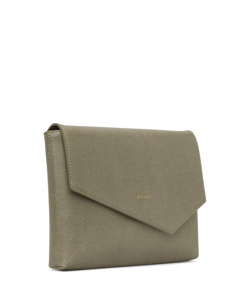 RIYA Vegan Clutch - Vintage | Color: Green - variant::sage