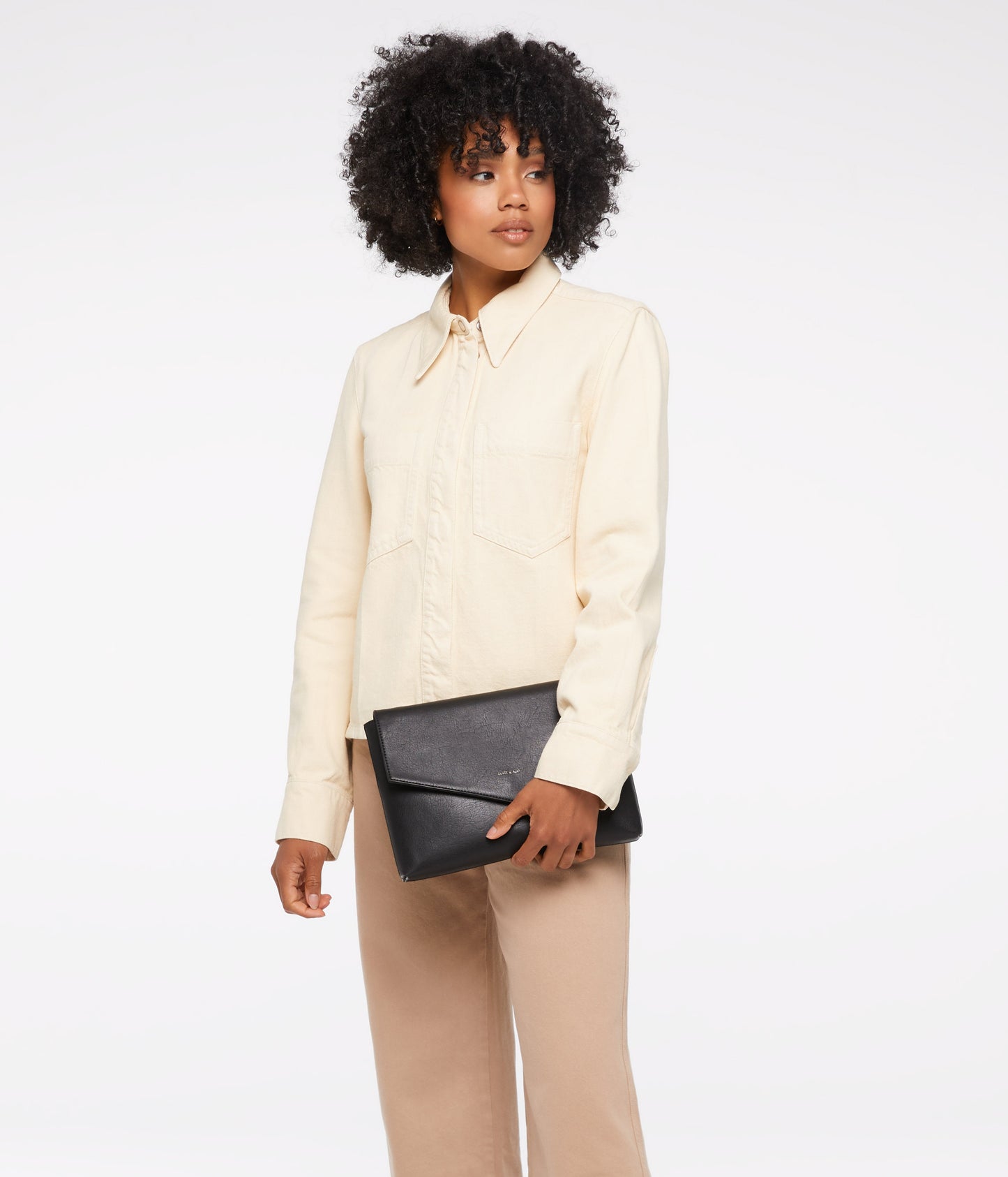 RIYA Vegan Clutch - Vintage | Color: Green - variant::sage