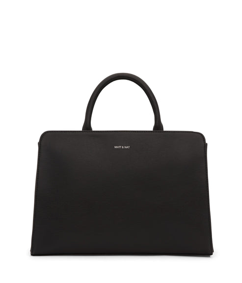 VON Vegan Satchel - Vintage | Color: Black - variant::black