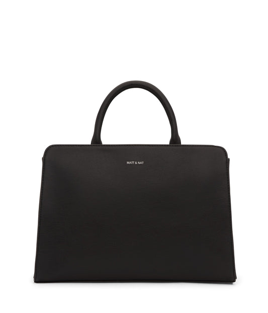 VON Vegan Satchel - Vintage | Color: Black - variant::black