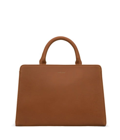 VON Vegan Satchel - Vintage | Color: Brown - variant::chili