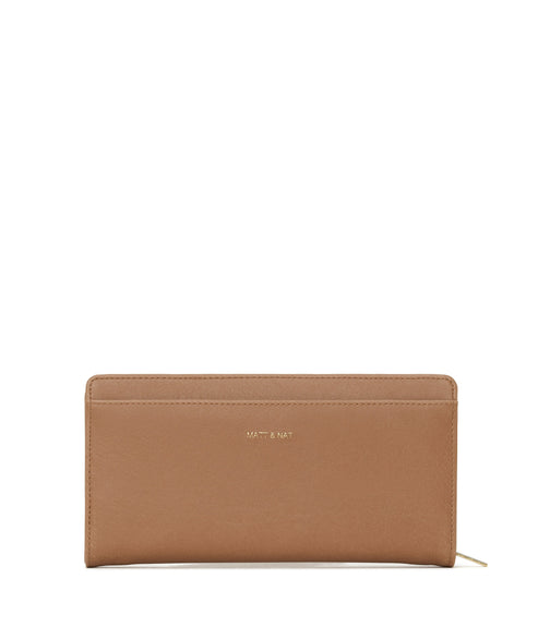 WEBBER Vegan Wallet - Vintage | Color: Tan - variant::soy