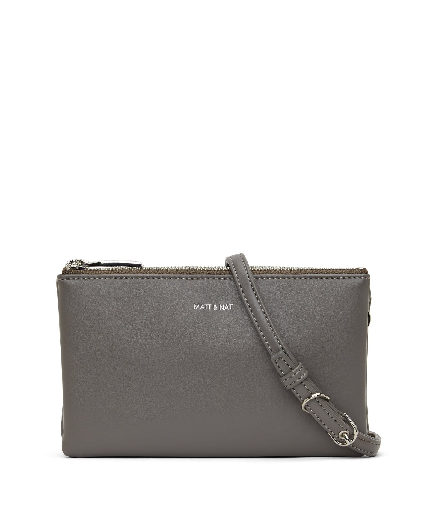 TRIPLET Vegan Crossbody Bag - Loom | Color: Grey - variant::essence