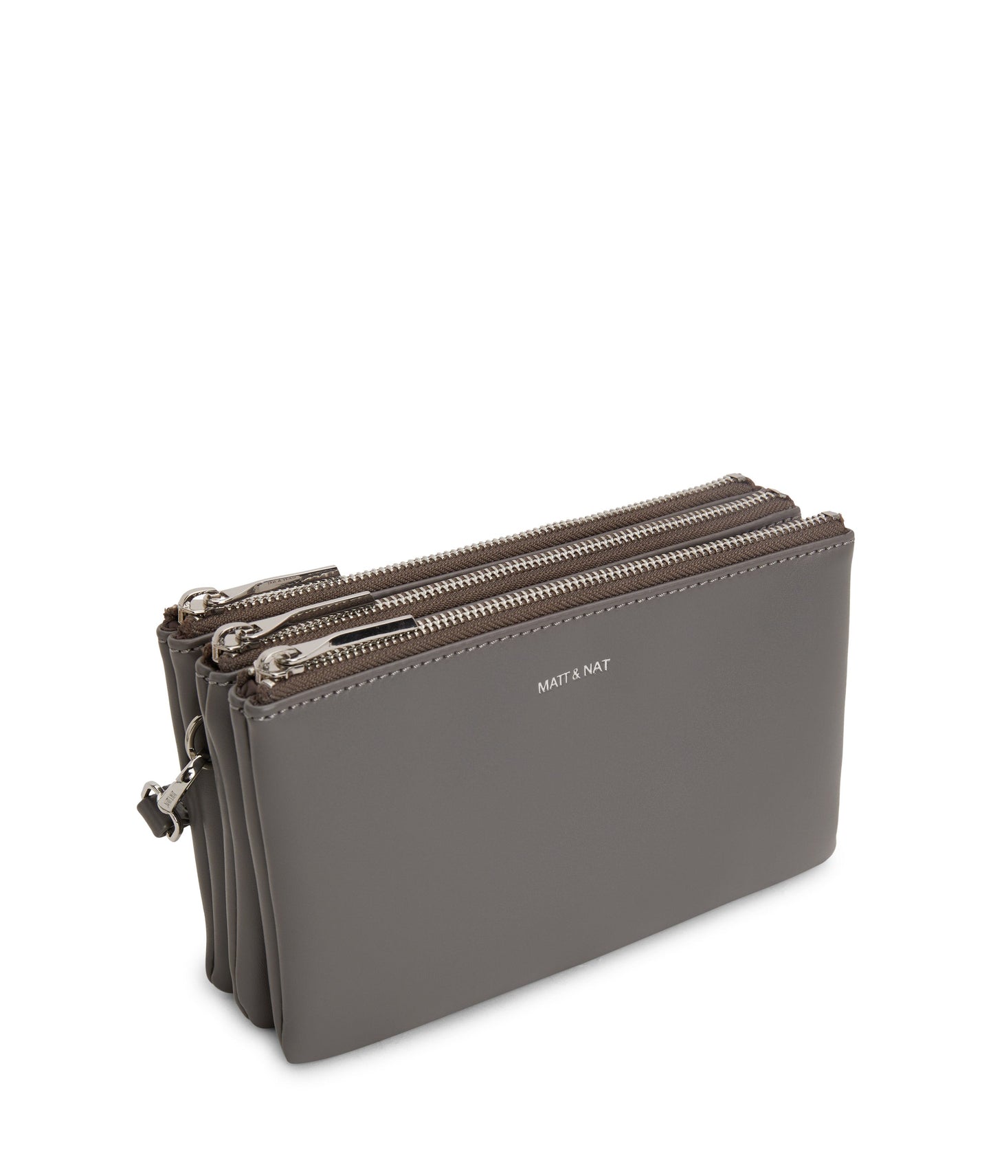 TRIPLET Vegan Crossbody Bag - Loom | Color: Grey - variant::essence