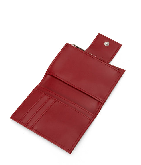 CRUISESM Small Vegan Wallet - Loom | Color: Red - variant::plum
