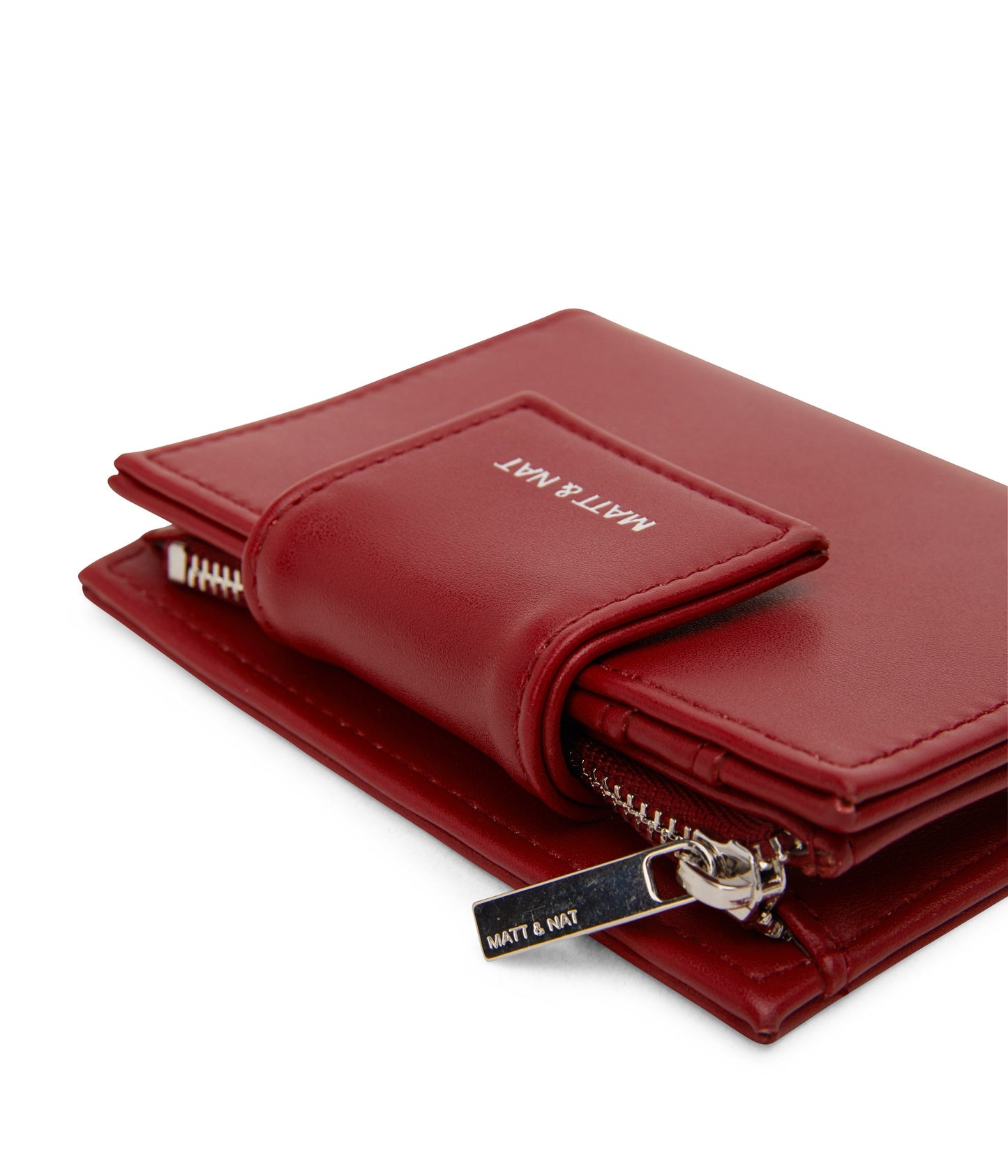 CRUISESM Small Vegan Wallet - Loom | Color: Red - variant::plum